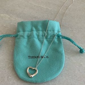 Elsa Peretti Open Heart Tiffany Necklace